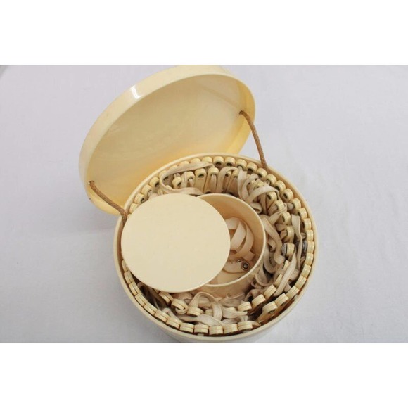 Vintage Collapsible Hoop Skirt Caged Crinoline Frame Belle O' the Ball with Case - Picture 16 of 17